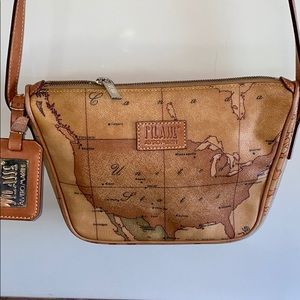 I classe Alveiro Martini map shoulder bag